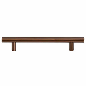 Möbelgriffe 10 Stk. Bronzen 128 mm Edelstahl