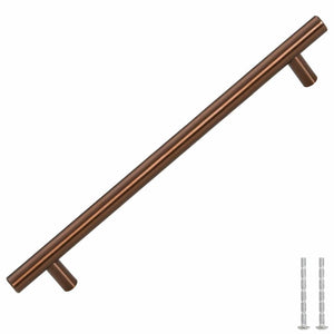 vidaXL Poignées de meubles 5 pcs Bronze 192 mm Acier inoxydable