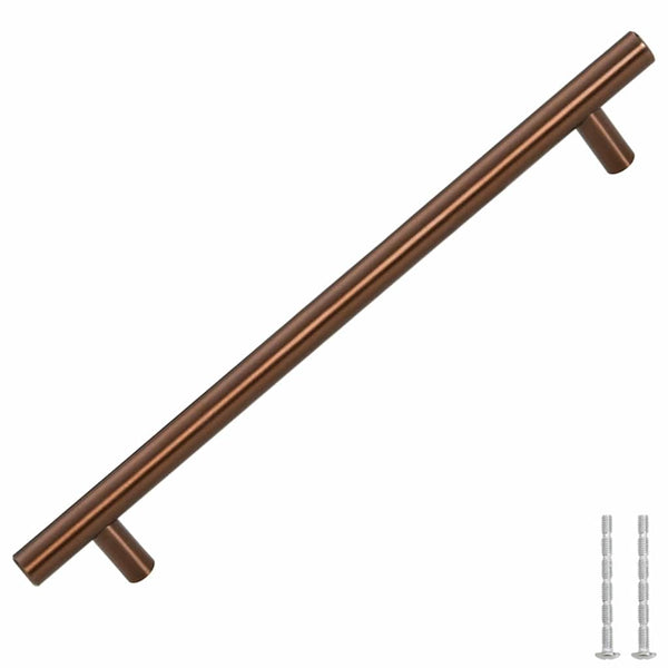 vidaXL Poignées de meubles 5 pcs Bronze 192 mm Acier inoxydable