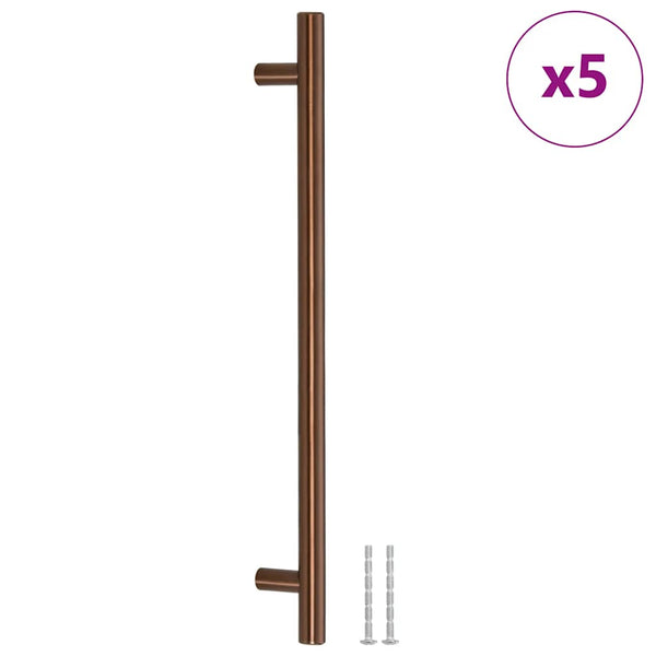 Möbelgriffe 5 Stk. Bronzen 224 mm Edelstahl