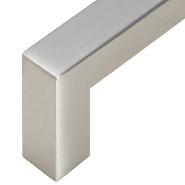 Möbelgriffe 10 Stk. Silbern 96 mm Edelstahl