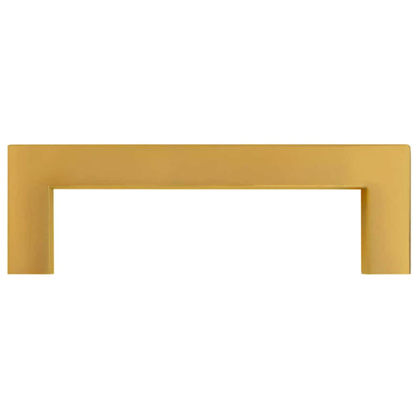 Möbelgriffe 10 Stk. Golden 96 mm Edelstahl