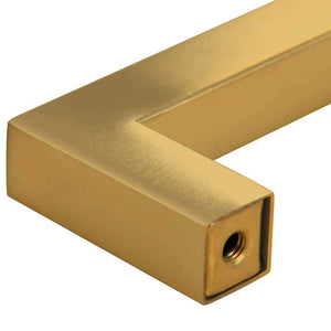 Möbelgriffe 10 Stk. Golden 128 mm Edelstahl