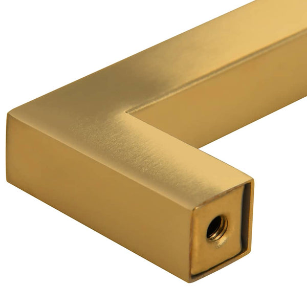 Möbelgriffe 5 Stk. Golden 480 mm Edelstahl