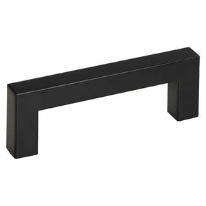 Möbelgriffe 10 Stk. Schwarz 96 mm Edelstahl