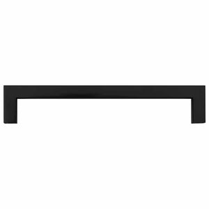 Möbelgriffe 10 Stk. Schwarz 160 mm Edelstahl