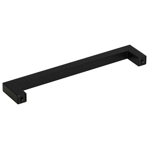 Möbelgriffe 10 Stk. Schwarz 160 mm Edelstahl