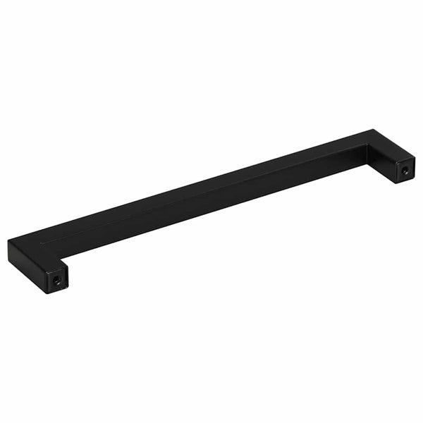 Möbelgriffe 5 Stk. Schwarz 192 mm Edelstahl