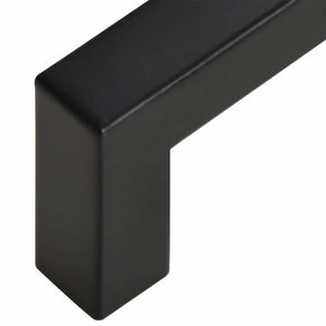 Möbelgriffe 5 Stk. Schwarz 224 mm Edelstahl