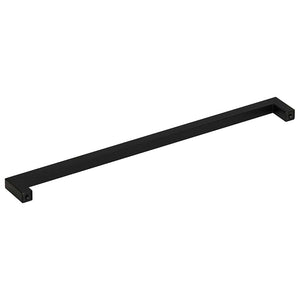 vidaXL Poignées de meuble 5 pcs Noir 320 mm Acier inoxydable
