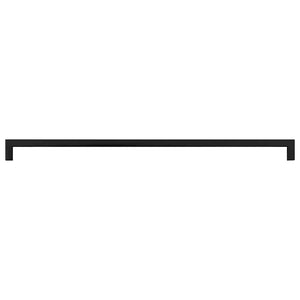 Möbelgriffe 5 Stk. Schwarz 480 mm Edelstahl