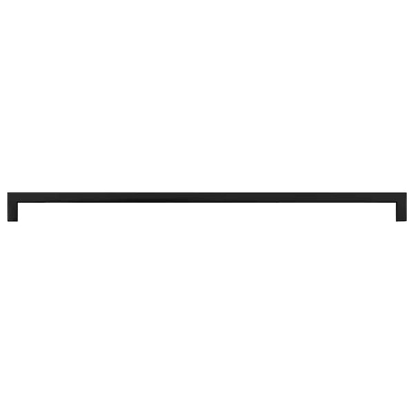 Möbelgriffe 5 Stk. Schwarz 480 mm Edelstahl