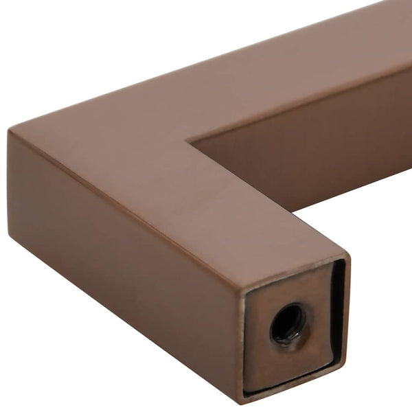 Möbelgriffe 10 Stk. Bronzen 96 mm Edelstahl
