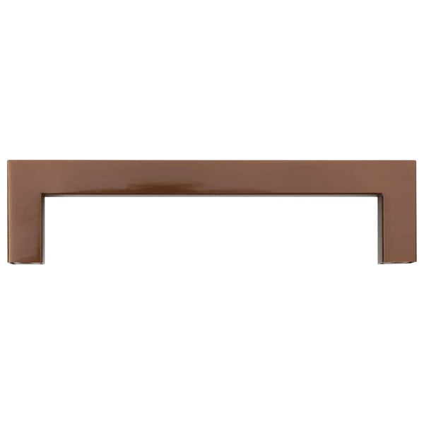 Möbelgriffe 10 Stk. Bronzen 128 mm Edelstahl