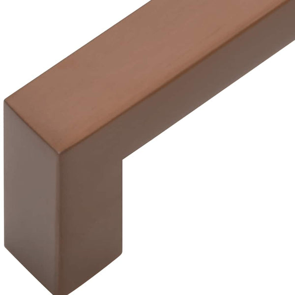 Möbelgriffe 10 Stk. Bronzen 128 mm Edelstahl