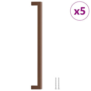Möbelgriffe 5 Stk. Bronzen 320 mm Edelstahl