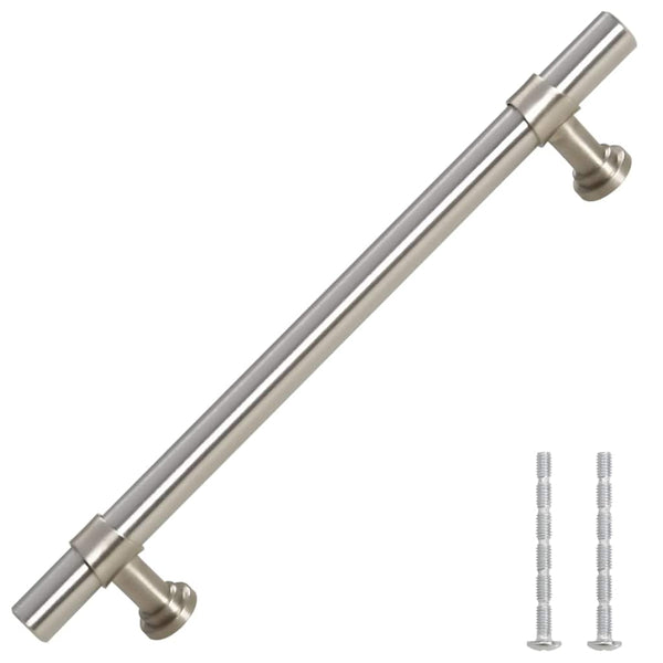 Möbelgriffe 10 Stk. Silbern 128 mm Edelstahl