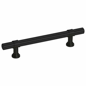 Möbelgriffe 10 Stk. Schwarz 96 mm Edelstahl
