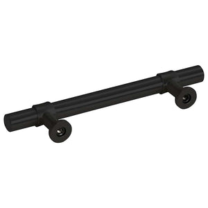 Möbelgriffe 10 Stk. Schwarz 96 mm Edelstahl