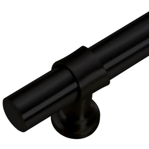 Möbelgriffe 10 Stk. Schwarz 96 mm Edelstahl
