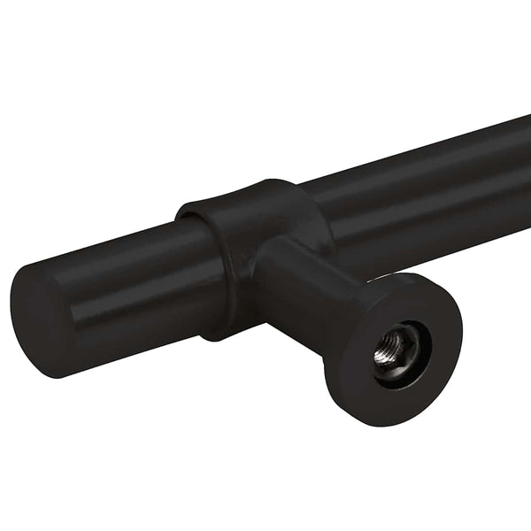 Möbelgriffe 10 Stk. Schwarz 96 mm Edelstahl
