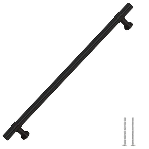 Möbelgriffe 5 Stk. Schwarz 224 mm Edelstahl