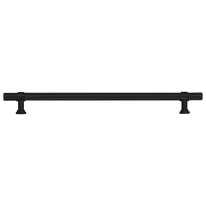 Möbelgriffe 5 Stk. Schwarz 224 mm Edelstahl