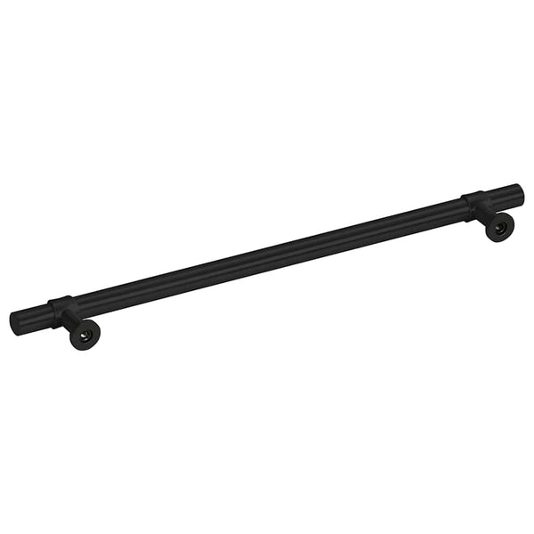 Möbelgriffe 5 Stk. Schwarz 224 mm Edelstahl