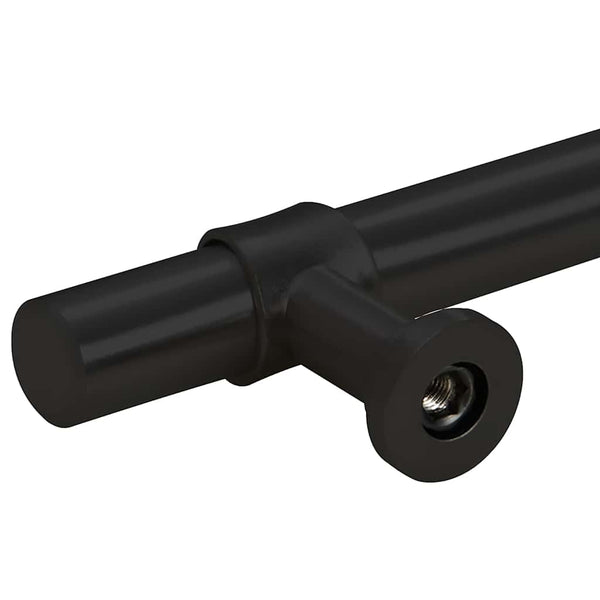Möbelgriffe 5 Stk. Schwarz 224 mm Edelstahl