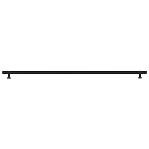Möbelgriffe 5 Stk. Schwarz 480 mm Edelstahl