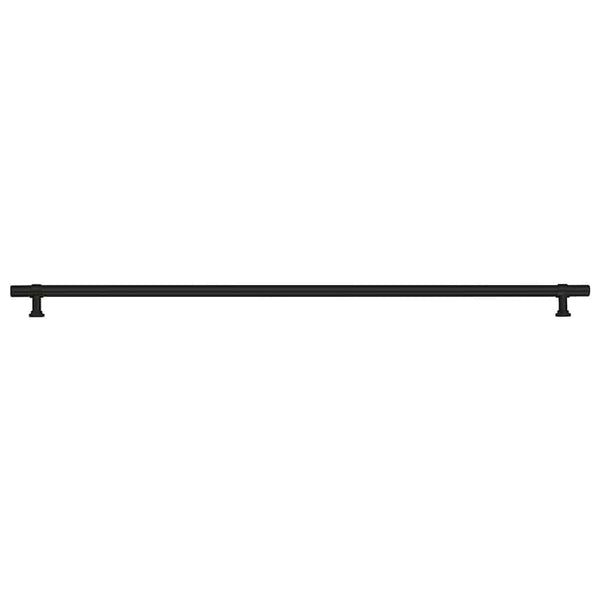 Möbelgriffe 5 Stk. Schwarz 480 mm Edelstahl