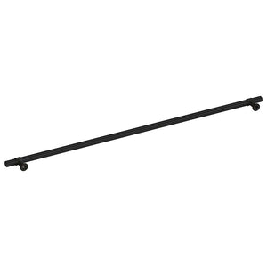 Möbelgriffe 5 Stk. Schwarz 480 mm Edelstahl