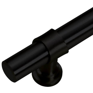 Möbelgriffe 5 Stk. Schwarz 480 mm Edelstahl
