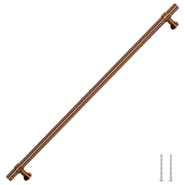 vidaXL Poignées de meuble 5 pcs Bronze 320 mm Acier inoxydable