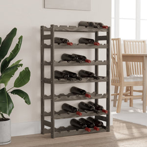 Weinregal aus Holz für 42 Flaschen