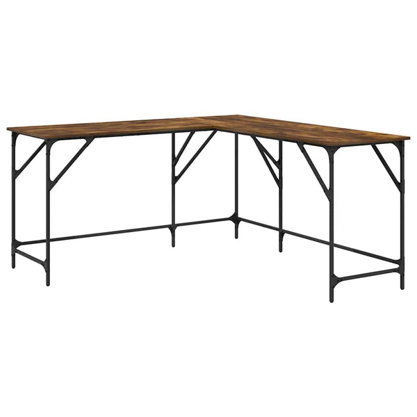 Schreibtisch Räuchereiche 149x149 cm