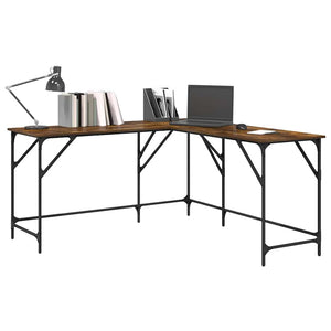 Schreibtisch Räuchereiche 149x149 cm