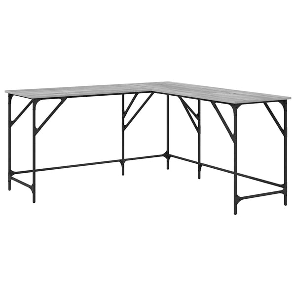 Grauer Sonoma Eckschreibtisch 149x149 cm