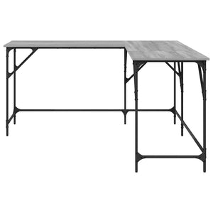 Grauer Sonoma Eckschreibtisch 149x149 cm