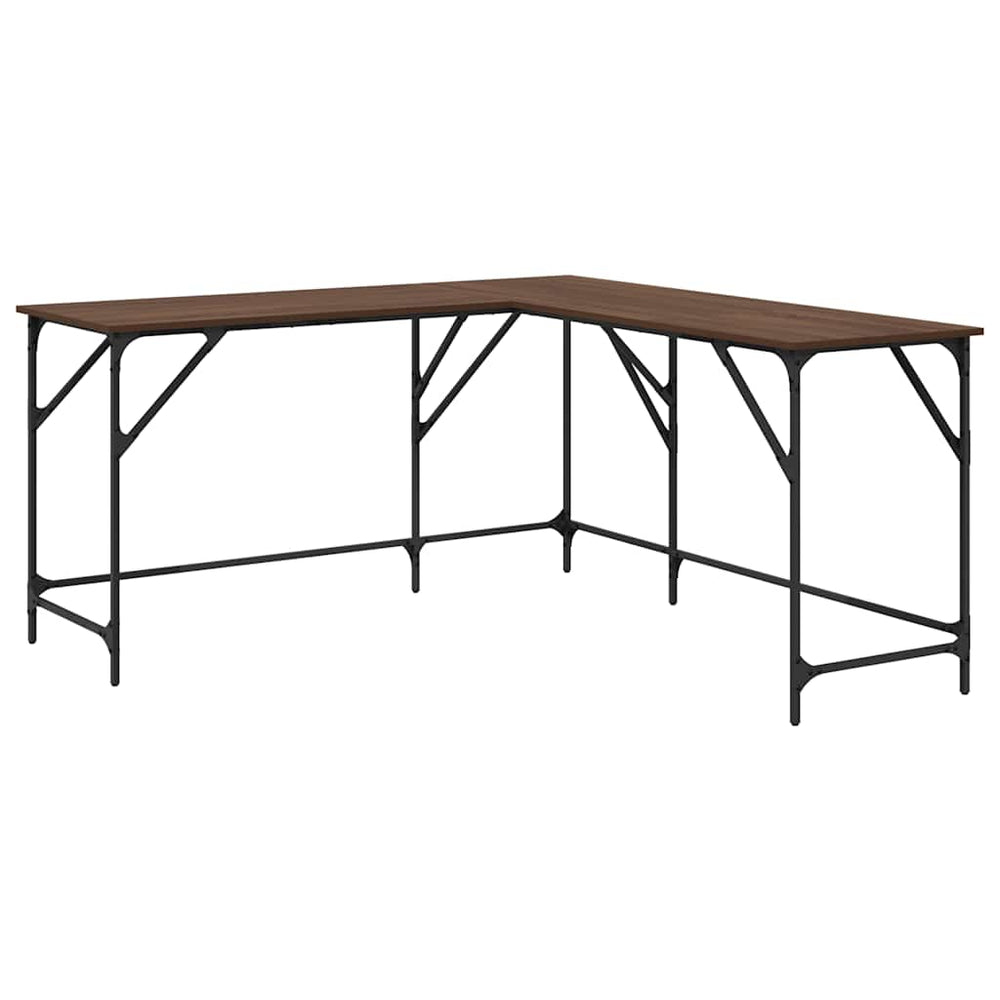 Schreibtisch Braun Eichenoptik 149x149 cm