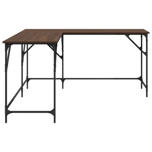 Schreibtisch Braun Eichenoptik 149x149 cm