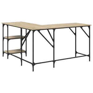 Schreibtisch Sonoma-Eiche 139x139 cm