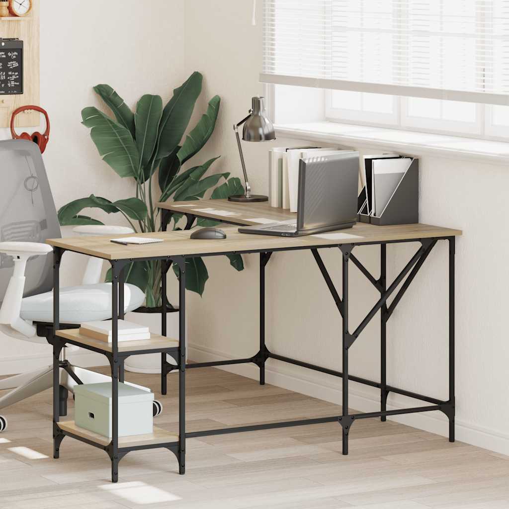 Schreibtisch Sonoma-Eiche 139x139 cm
