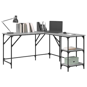 Schreibtisch Grau Sonoma 139x139 cm