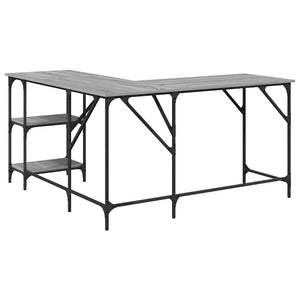 Schreibtisch Grau Sonoma 139x139 cm