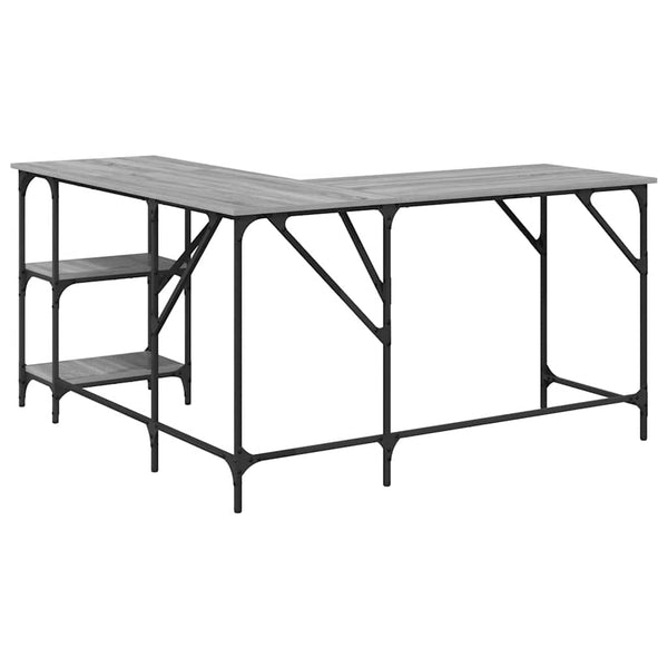 Schreibtisch Grau Sonoma 139x139 cm