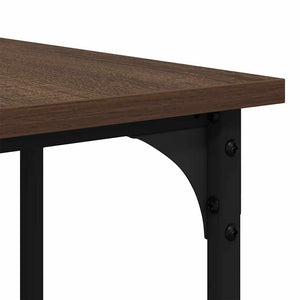 Schreibtisch Braun Eichenoptik 139x139 cm