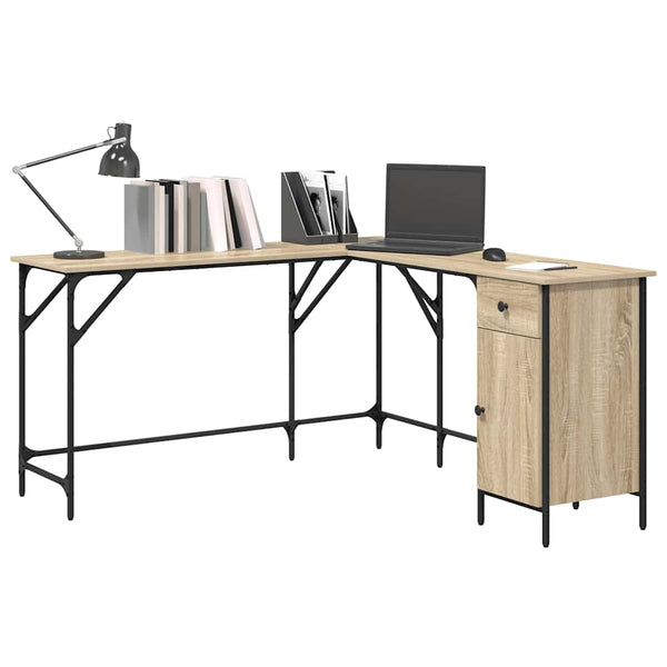 Schreibtisch Sonoma-Eiche 141x141 cm