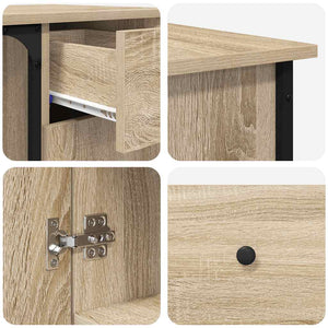 Schreibtisch Sonoma-Eiche 141x141 cm