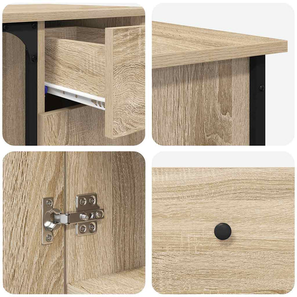 Schreibtisch Sonoma-Eiche 141x141 cm
